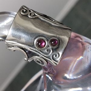 Sterling silver ring.